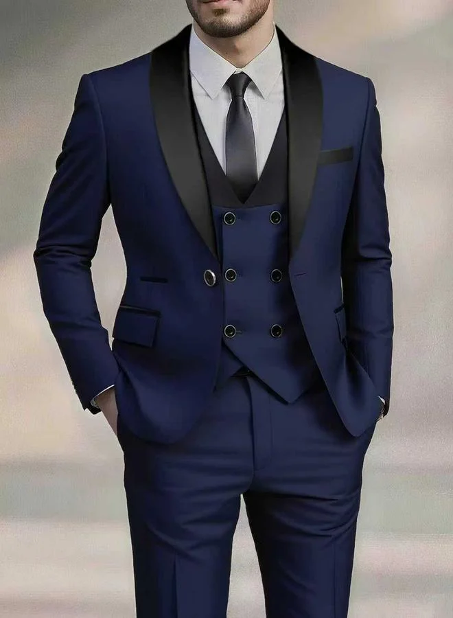 Take Two  3-Piece Suit Tailored Blazer, Waistcoat and Trousers Set for Men | Best Price UAE